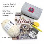 Saturday -  Learn to Crochet   8th and 15th March